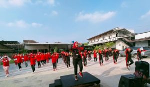 Lagi, Sriningsih Djamsari kenalkan senam Sicita di kecamatan Sukarame Bandar Lampung