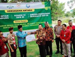 Sudin Tebar Benih Ikan dan Tanam Lada Perdu di UIN Raden Intan Lampung