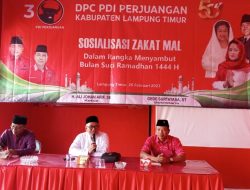 Sambut Ramadhan, DPC PDI-P Lampung Timur Gelar Sosialisasi Program Zakat Mal