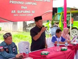 AR. SUPARNO Gelar Sosialisasi Pembinaan Ideologi Pancasila Di Kelurahan Rajabasa Jaya