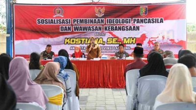 Kostiana Gelar Sosialisasi Pembinaan Ideologi Pancasila Di Kedaton, Bandar Lampung